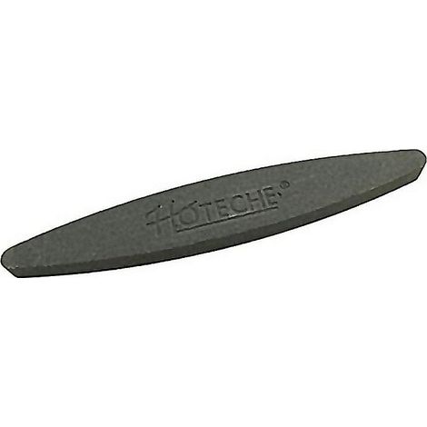 HOTECHE piedra afilar oval 230x35 mm oxid aluminio , Piedra de afilado oval.Oxido de aluminio.Tamaño 23x3,5x1,5mm-Grano 120. (1/2)
