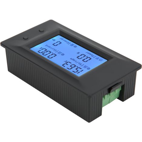 DC-Digitalanzeige Spannungs- und Stromstärkemessgerät Energiezähler Batterietester 30A (1/5)