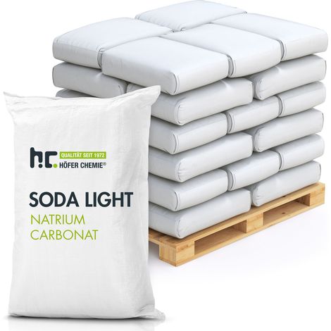 40x 25 kg Natriumcarbonat (Soda) leicht - technische Qualität