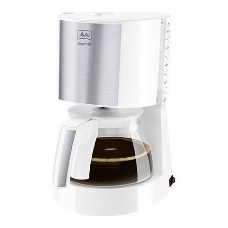 [JAMAIS UTILISÉ] MELITTA 1017-03 Cafetiere filtre Enjoy Top Glass - Blanc (1/2)