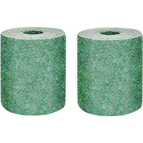 Rouleau de tapis de semences de gazon, tapis de culture d'herbe biodégradable 10FT, tapis de semences de gazon engrais jardin pique-nique jardinage tapis de plantation de pelouse 20 × 300cm (1/4)