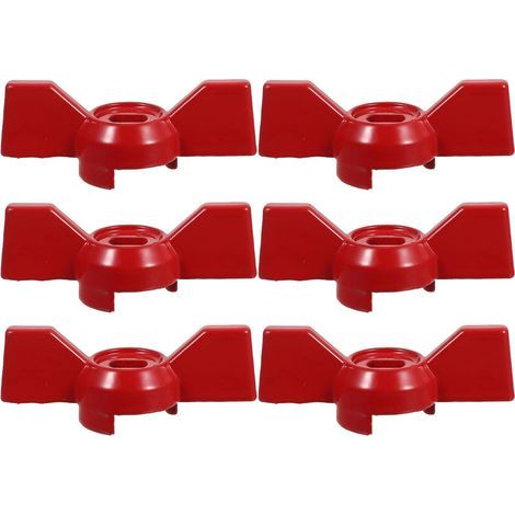 6 Stück Ventil Ersatzgriffe aus Aluminumlegierung mit (1/5)