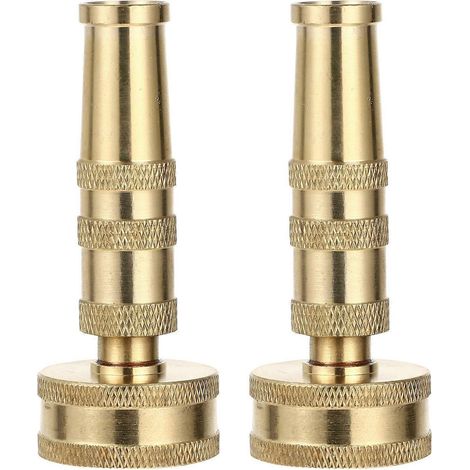 Water Hose Nozzle Adjustable Heavy Duty Outdoor Garden 4Pcs Spray Device (1/5)