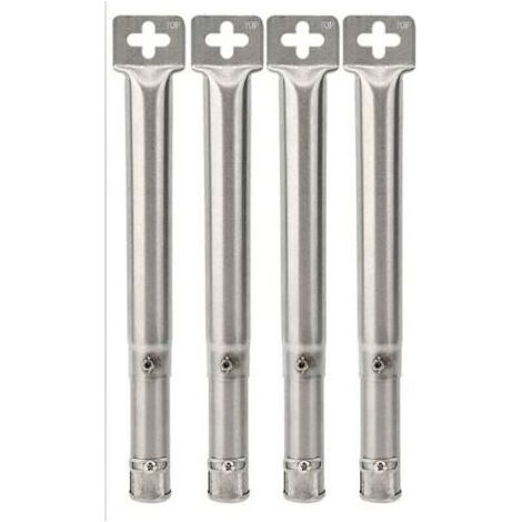 30,8 à 45CM Universal Brûleur Accessoires pour FirePlus, Fire Mountain, Proficook, Barbecook, Tepro, Campingaz, Char-Broil, Cosmo Grill, Acier Inoxydable Tube Brûleur Pièce de Rechange--1pcs (1/2)