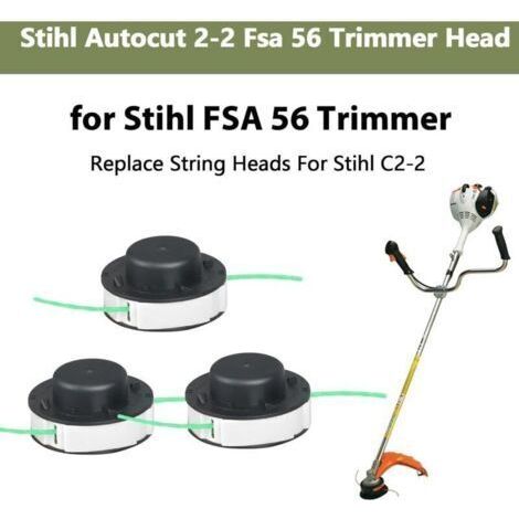 Lot de 3 bobines de fil de rechange pour Stihl Fsa 56, Weed Eater String pour Stihl Autocut 2-2 Fsa 56