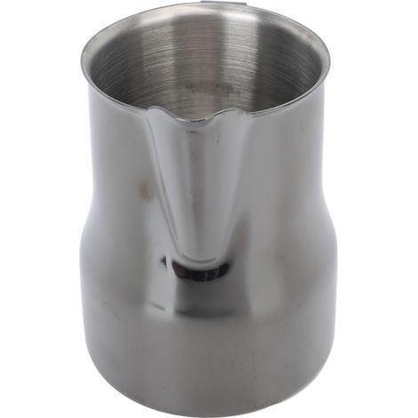450-ml-Milchkaraffe, Edelstahl 304, tropffreier Milchaufschäumer, Kaffeedampfgarer, Titan-Schwarz (1/5)