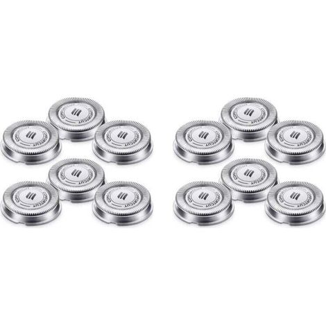 Lot de 12 Têtes de Rechange Compatibles Rasoirs Électriques Série 1000 2000 3000 Modèle SH30 (1/4)