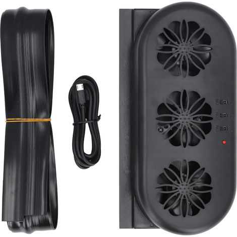 Ventilateur de ventilation voiture, alimenté par USB, 3 (1/5)
