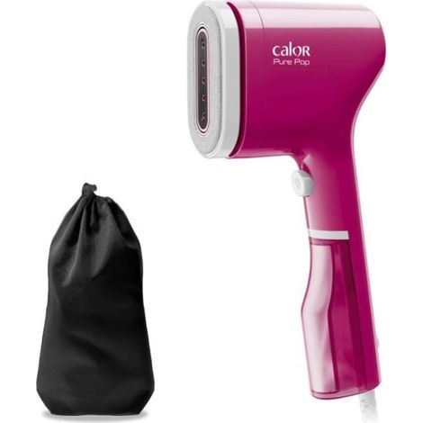 CALOR Pure POP Défroisseur vapeur, Débit 20 g/min, Réservoir 70 ml, Pret en 15 sec, Autonomie 4 min, Défroisse et purifie DT2… (1/5)
