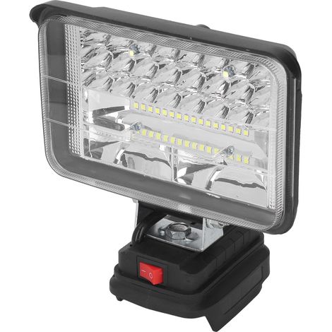 Lampe LED 5400lm Haute Luminosité, Portable Sans Fil à Batterie pour BL1430 BL1440 BL1450 BL1460 (1/5)
