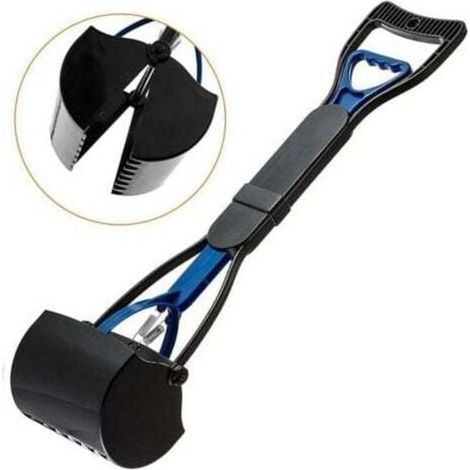 Pince ramasse-crottes à manche long de 60 cm pour chiens et chats Dolaso (1/4)