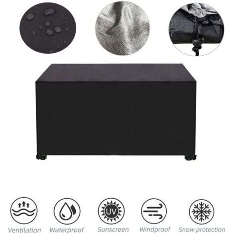 Patio-Möbelabdeckung, Abdeckung für Außenveranda, Terrassen- und Gartenmöbel-Set, wasserdicht, Abdeckung für Außenveranda-Rasenmöbel-Set (1/3)
