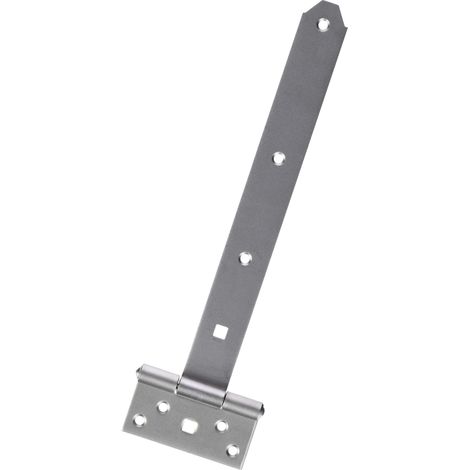 Alberts 326142 Bandella a cerniera, con spina rivettata, acciaio inox, bandella 292 x 34 mm, cerniera 92 x 44 mm (1/4)