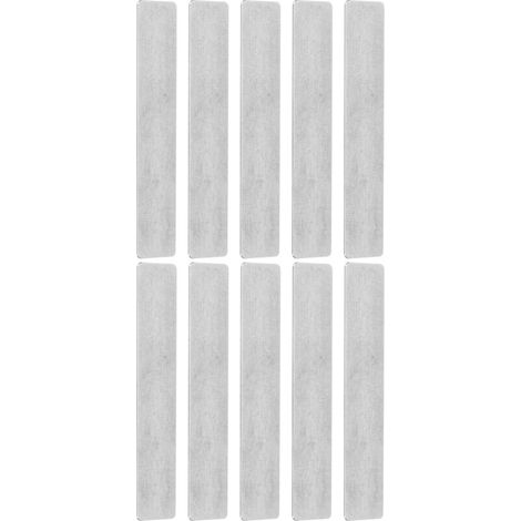 EASYCOMFORT Clapet Compresseur Air Plaque de Soupape Rectangulaire 10 PièCes, Plaque de Soupape en Fonte Taille Standard pour Compresseur D'Air, Valves de Remplacement pour Cylindre de 51 mm pour 0,75 (1/5)