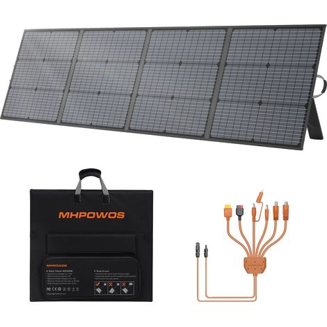 Panneau Solaire, Haute Efficacité, Design Portable, Panneau solaire de 220W (1/2)