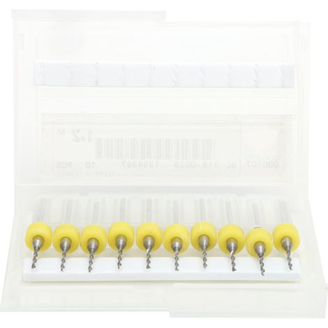 10pcs Forets Nozzle Nettoyage 1.2mm Tungstène Carbure Accessoires Imprimante 3D Outils Décapage Précision (1/5)