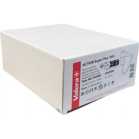 Valera Action Super Plus 1800 White Haartrockner mit Wandhalterung 542.14/038A"-"183104744