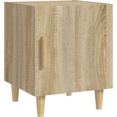 Maison Exclusive - Nachttisch Sonoma-Eiche Holzwerkstoff
