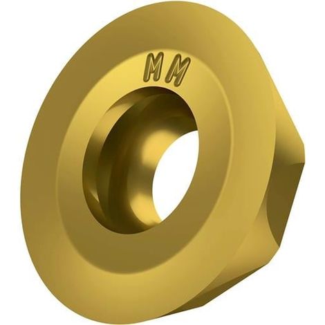 Fräswendeschneidplatte ISO REHT 1604M0SN-M:M8340 D.5,5mm PVD beschichtet Gold (1/2)