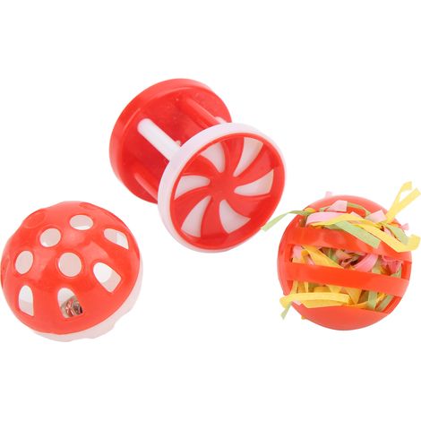 Jouets pour pattes de perroquet, balle de mâchouillage et de recherche de nourriture, pour perruches, calopsittes et perroquets (1/5)