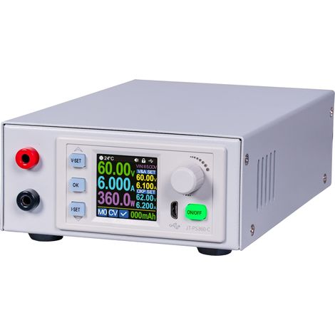 JOY-IT Labornetzgerät, JT-PS360-C, 360 W, 0...60 V, 0...6 A (1/3)