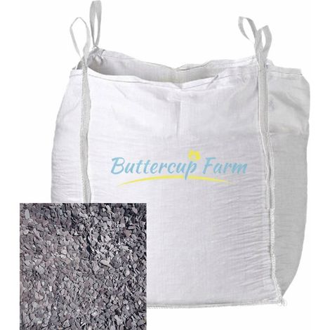 20mm - Blue Slate Decorative Stone - Premium Aggregate Bulk Bag - 850 Kilos