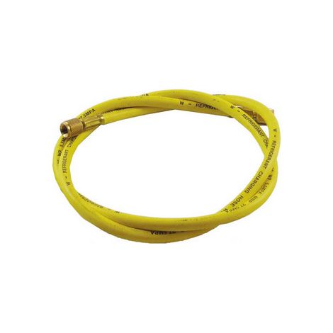 TUBO FLESSIBILE FRUSTA DI VUOTO E CARICA BASIC LINE GIALLO 1/4X1/4- 1/4 x 1/4 diritto- FERRA- pezzi 1