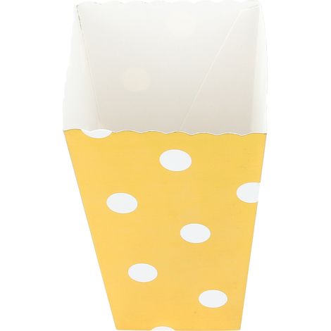 60 Stück gestreifte Popcorntüten, Geschenkboxen für Kindergeburtstage, Filmpartys, Wellenpunkte (1/5)