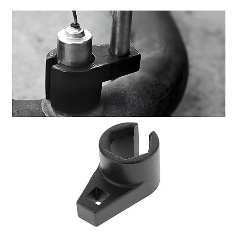 Llave para sensor de oxígeno, vaso de 22 mm para sonda de sensor de oxígeno, herramientas de sujeción para sonda de inyectores, herramienta de accionamiento para extracción e instalación de sensor de  (1/5)