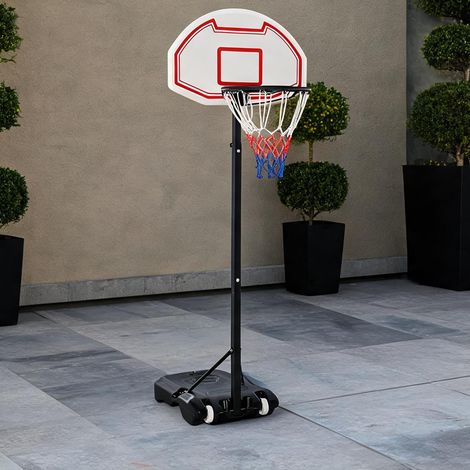 Panier de basket coloris blanc rouge 73 x 49 x 194 cm (1/5)
