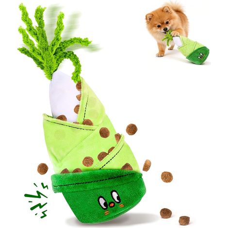 Jouet pour Chien d’Occupation en Peluche, Cache-Friandises Interactif, Stimulation Mentale, Réduit l’Ennui (1/5)