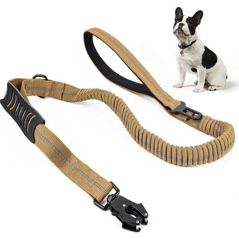 Guinzaglio elastico riflettente per cani, adatto per la caccia e l'addestramento, lunghezza 120-178 cm (1/5)