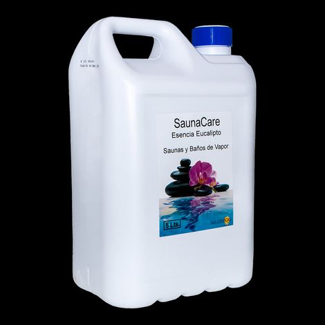 Essence eucaliptus pour saunas 5 litres – Effet relaxant – Compatible avec doseurs à bain turcs – Aqa Chemicals – Productos Qp