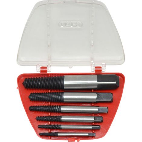 Juego 6 Piezas Extractores Brocas De Tornillos Rotos Profesionales