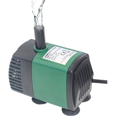 7W 600L/H Tauchpumpe, Mini-Springbrunnenpumpe, ultraleise Wasserpumpe für Aquarien und Fischbecken