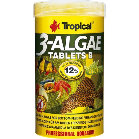 Comprimidos tropicales de 3 algas B 250 ml/150 g