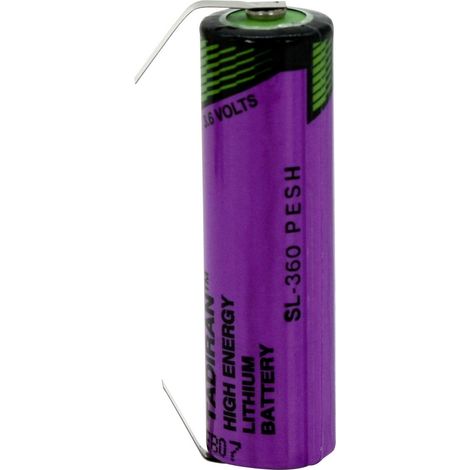 Tadiran Batteries SL 360 T Spezial-Batterie Mignon (AA) U-Lötfahne Lithium 3.6 V 2400 mAh 1 St.