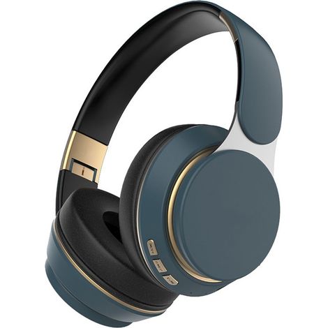 Bluetooth Casque Over-Ear, 65 Heures de temps de jeu et 3 Modes d'EQ. Sans fil, un Casque, un Microphone pour les appels Téléphoniques, hi-fi Stéréo et Mousse à Mémoire de forme, pliable Casque pour T (1/4)