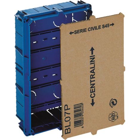 Scatola da incasso multifunzione con paramalta ave bl07p