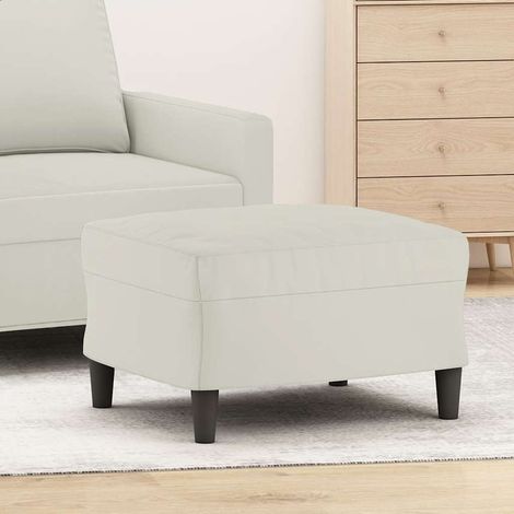 Fußhocker Creme 60x50x41 cm Samt