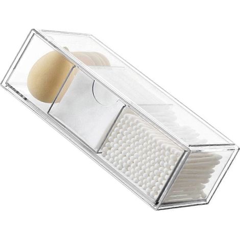 Boîte de rangement moderne pour maquillage avec plusieurs compartiments (1/4)