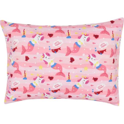 Taie d'oreiller enfant en coton imprimé, style enveloppe, idéale pour les voyages, disponible en plusieurs tailles. (1/5)