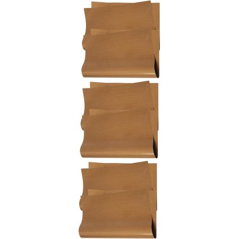 Amosfun 6 Feuilles Torchon à Vaisselle Tapis De Cuisson Double Face Pour Four Doublure De Moule à Gâteau Lisse Réutilisable Four à Airfryer Tapis De Cuisson à La Vapeur Téflon'-'- (1/5)