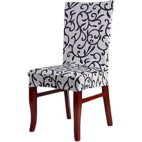 Housse de Chaise en Spandex haute gamme Bords Carrés (1/3)
