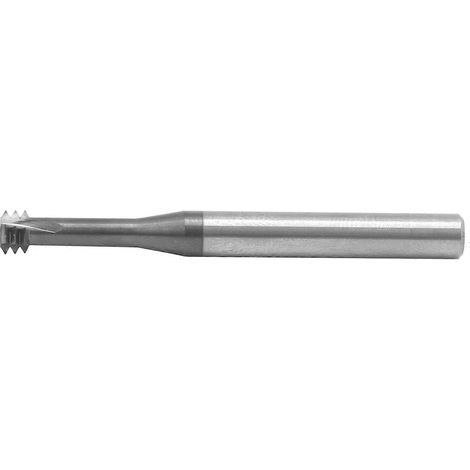 Fräser metrisch 60° 3-Zahn Wolframstahl Gewindegravurwerkzeug M8x1,25xD6x60