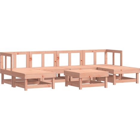 Maison Exclusive - Set Salotto da Giardino 7 pz in Legno Massello di Douglas (1/5)
