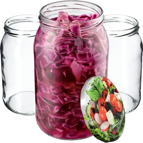 KADAX Słój Anna 900ml fi82 TO-900/1 8szt wieczko w (1/5)