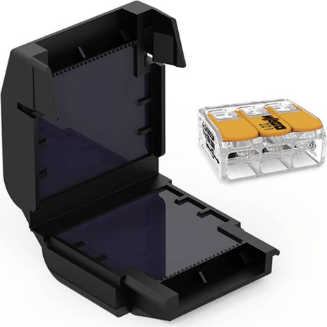 CellPack 410357 EASY-PROTECT/413 Scatola gel collegamento morsetti flessibile: 0.5-6 mm² rigido: 0.5-6 mm² 1 pz. Nero
