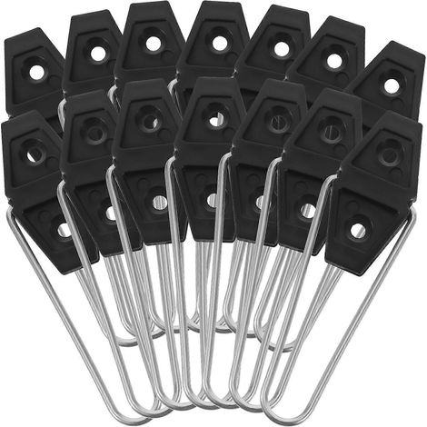 Lot de 30 supports arrière pour cadres photo miroirs et chevalets - 720 x 500 x 250 cm - Noir (1/3)