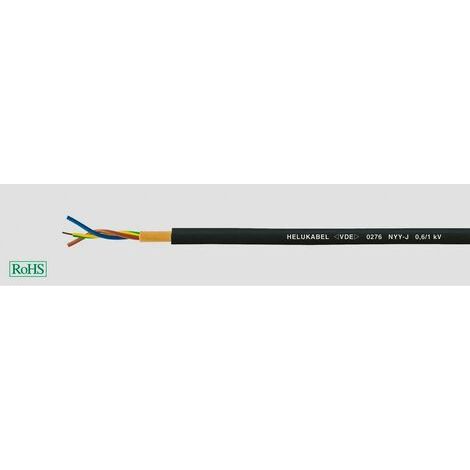 Câble souterrain HELU 32024 NYY-J 3 G 2.5 mm² noir 100 m (1/2)